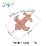 Gold/Rose Micro Pave Zircon LOVE Letter Charm Connectors For Women