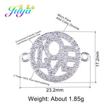 Gold/Rose Micro Pave Zircon LOVE Letter Charm Connectors For Women
