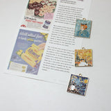 Enamel Alloy Charms Oil Painting Necklace Earring Pendants 40pcs