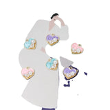 DIY Enamel Alloy Charms Ornament Necklace Pendants 50pcs 18*18mm