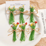 70pcs Crystal Flower Rhinestone Charms for DIY Jewelry