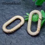 DIY Jewelry Findings Rectangle Fastener Carabiner Clasps