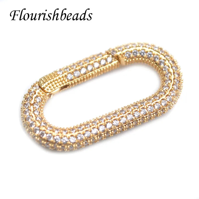 DIY Jewelry Findings Rectangle Fastener Carabiner Clasps
