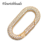 DIY Jewelry Findings Rectangle Fastener Carabiner Clasps