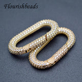 DIY Jewelry Findings Rectangle Fastener Carabiner Clasps