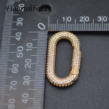 DIY Jewelry Findings Rectangle Fastener Carabiner Clasps
