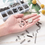 DIY Jewelry Findings Kit: Clasps, Tubes, Extender, Jump Rings
