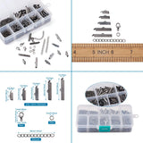 DIY Jewelry Findings Kit: Clasps, Tubes, Extender, Jump Rings