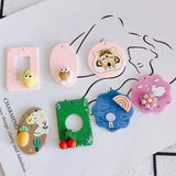 DIY Abstract Painting Face Acrylic Flower Charms 20pcs