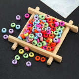 500pcs 4*7mm Solid Color Star Beads Ornament Accessories DIY Jewelry Findings