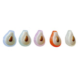 Avocado Resin Acrylic Bracelet Charms 50pcs 26*20mm