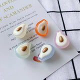 Avocado Resin Acrylic Bracelet Charms 50pcs 26*20mm