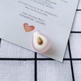 Avocado Resin Acrylic Bracelet Charms 50pcs 26*20mm