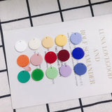 100pcs 15*2mm Resin Charms Earring Necklace Pendants Garments