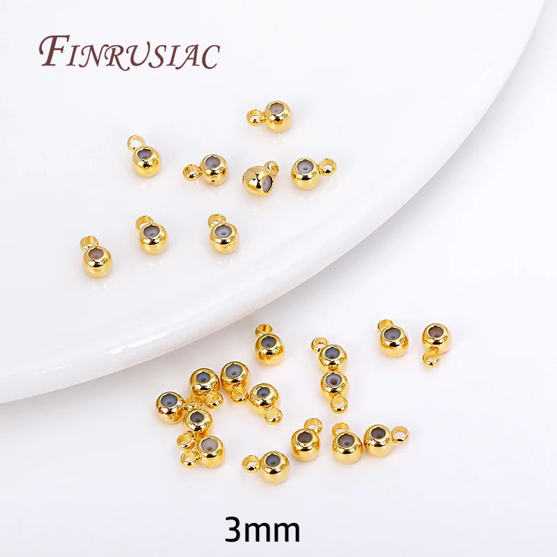 18K Plated Smart Bead with Silicone Insert and Ring