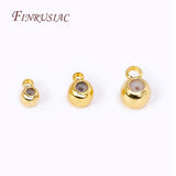 18K Plated Smart Bead with Silicone Insert and Ring