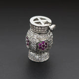DIY Zircon Rhinestone Fastener Clasps for Bracelet Necklace