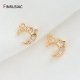 DIY Moon Star Dolphin Pendants for Earrings Necklaces Bracelets Supplies