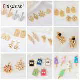 DIY Moon Star Dolphin Pendants for Earrings Necklaces Bracelets Supplies