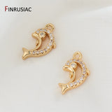 DIY Moon Star Dolphin Pendants for Earrings Necklaces Bracelets Supplies