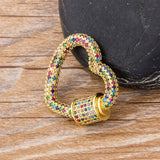 DIY Jewelry Making Accessories Heart Lock Hook Clasps