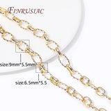 DIY Jewelry Making 14K Plated Brass Metal Thick Wide Big Chains