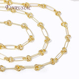 DIY Jewelry Making 14K Plated Brass Metal Thick Wide Big Chains