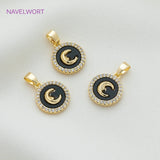 Moon Star Pendants for Necklace Making