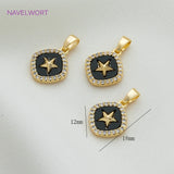 Moon Star Pendants for Necklace Making