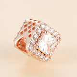 Geometric Radiance Charms for 925 Silver Bracelets - Rose Charm