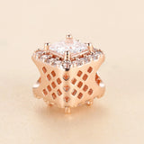 Geometric Radiance Charms for 925 Silver Bracelets - Rose Charm