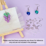DIY Jewelry Making Kit Stainless Steel Earring Hooks Plastic Ear Nuts
