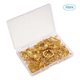 DIY Jewelry Making Kit - Open Back Bezel Pendants Golden Butterfly Flower Leaf