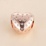 Heart Shape Charms For Silver Bracelets Beads For Jewelry Making