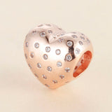 Heart Shape Charms For Silver Bracelets Beads For Jewelry Making