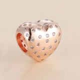Heart Shape Charms For Silver Bracelets Beads For Jewelry Making