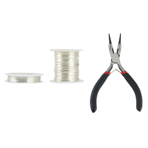 Complete DIY Jewelry Making Set for Beads, Earrings, Bracelets, Necklaces