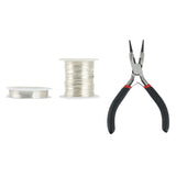 Complete DIY Jewelry Making Set for Beads, Earrings, Bracelets, Necklaces