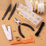 Jewelry Making Supplies Set with Tools Open Jump Rings Lobster Clasps