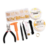 Jewelry Making Supplies Set with Tools Open Jump Rings Lobster Clasps