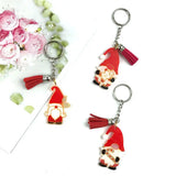 Dwarf UV Epoxy Merry Christmas Silicone Mould Keychain Molds Earrings Resin Mold