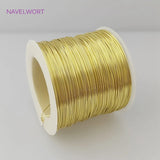 DIY Jewelry Making Wire 0.2-1mm 14k/18k Real Plated Copper-Wire