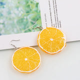 Fruit Orange Lemon Earrings Pendant 10pcs