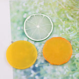 Fruit Orange Lemon Earrings Pendant 10pcs
