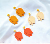 DIY Rose Earrings Wild Candy Flower Accessories 2pcs
