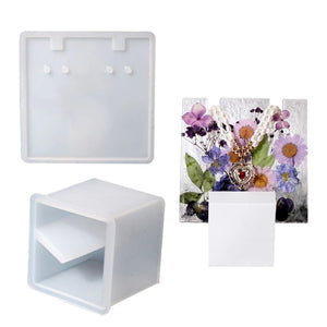 Resin Mold Jewelry Organizer Holder Earrings Necklace Display Stand
