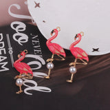 DIY Flamingo Pendant 6pcs PURPLEGRAPE