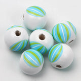 Wooden Beads 15mm Cartoon Animal Plant Toy Cup Car Pattern Beads Jewelry Making