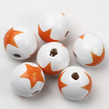 Wooden Beads 15mm Cartoon Animal Plant Toy Cup Car Pattern Beads Jewelry Making