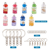 Resin Pendant Jewelry Making Set with Conch Inside - 27pcs